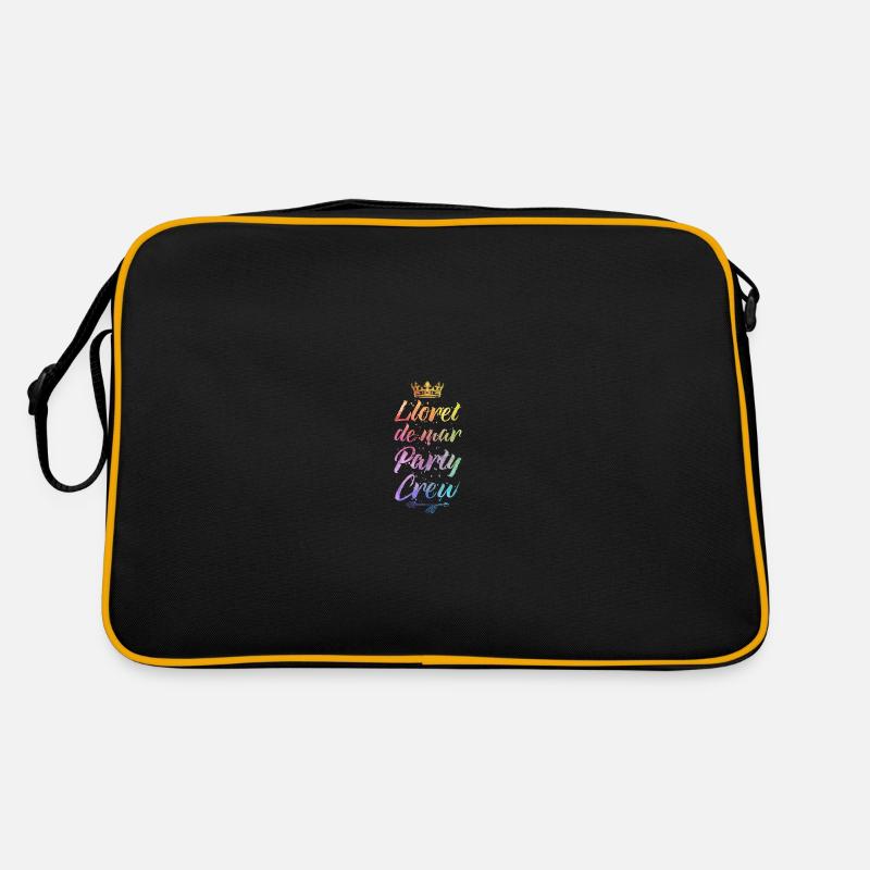 Lloret De Mar Party Crew Bunt Retro Tasche