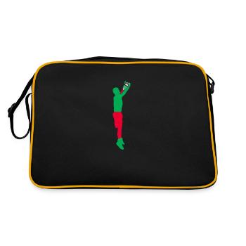 Alcohol - Retro Bag - black/gold - Back