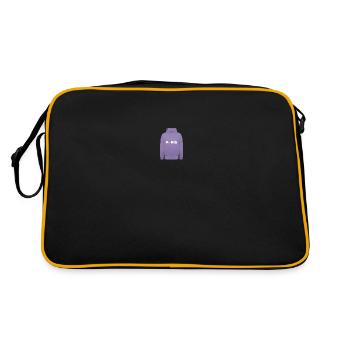 Paris Pullover Hoodie with Eiffel Tower - Retro Bag - black/gold - Back