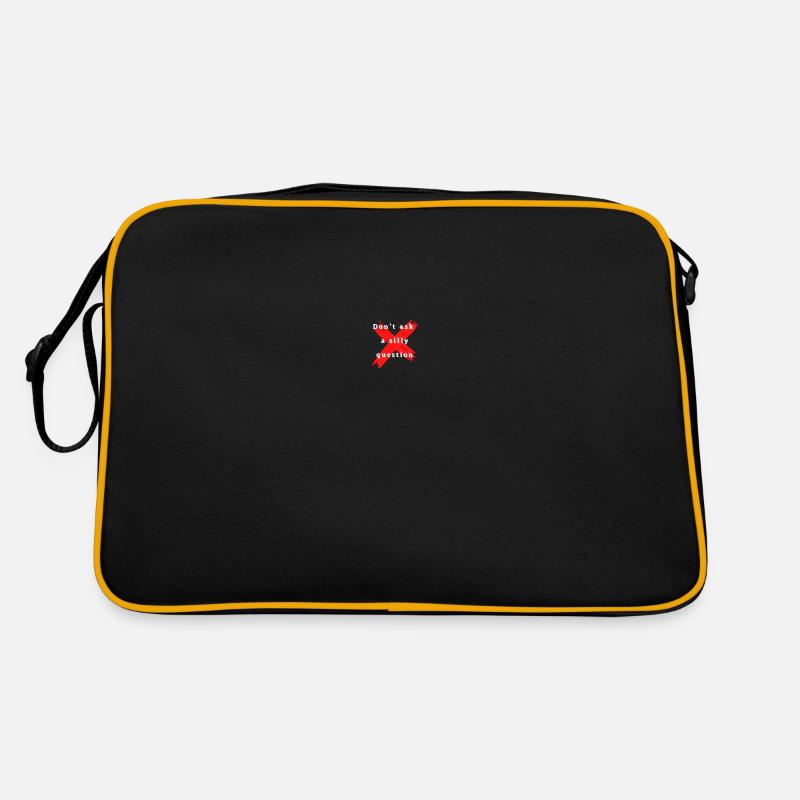 Ne posez pas une question idiote cool Sac Retro