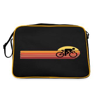 Vélo de route Design rétro - Sac Retro - noir/or - Dos