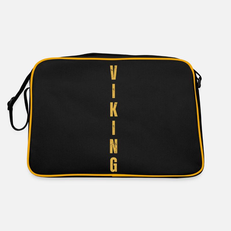 viking text Retro Bag