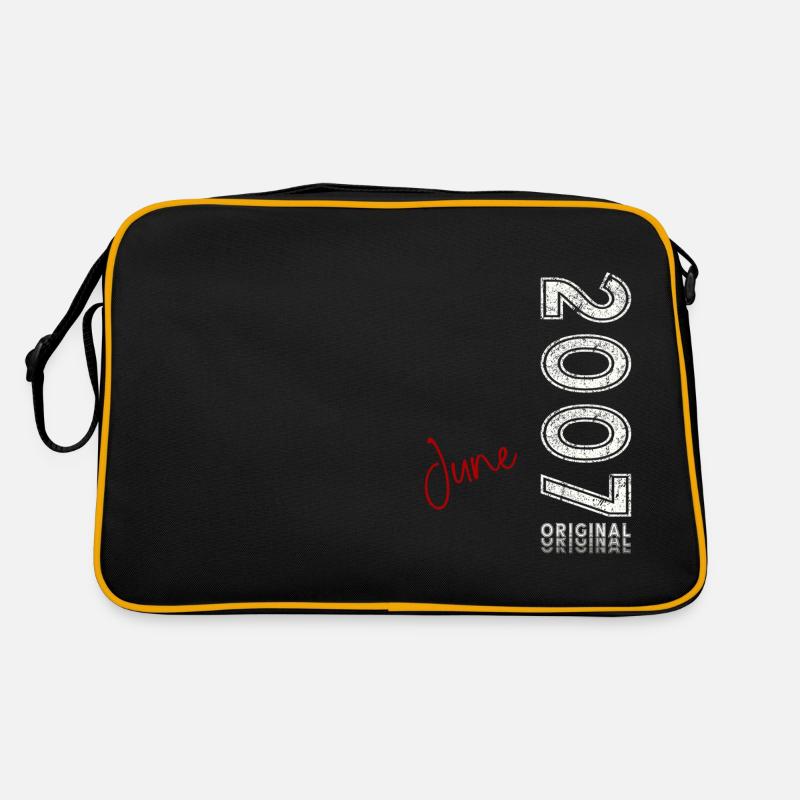 18. Geburtstag Geschenk Mann Original Juni 2007 Retro Tasche