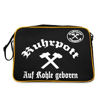 Ruhr, born on coal by RPC - Retro Bag - black/gold - Back
