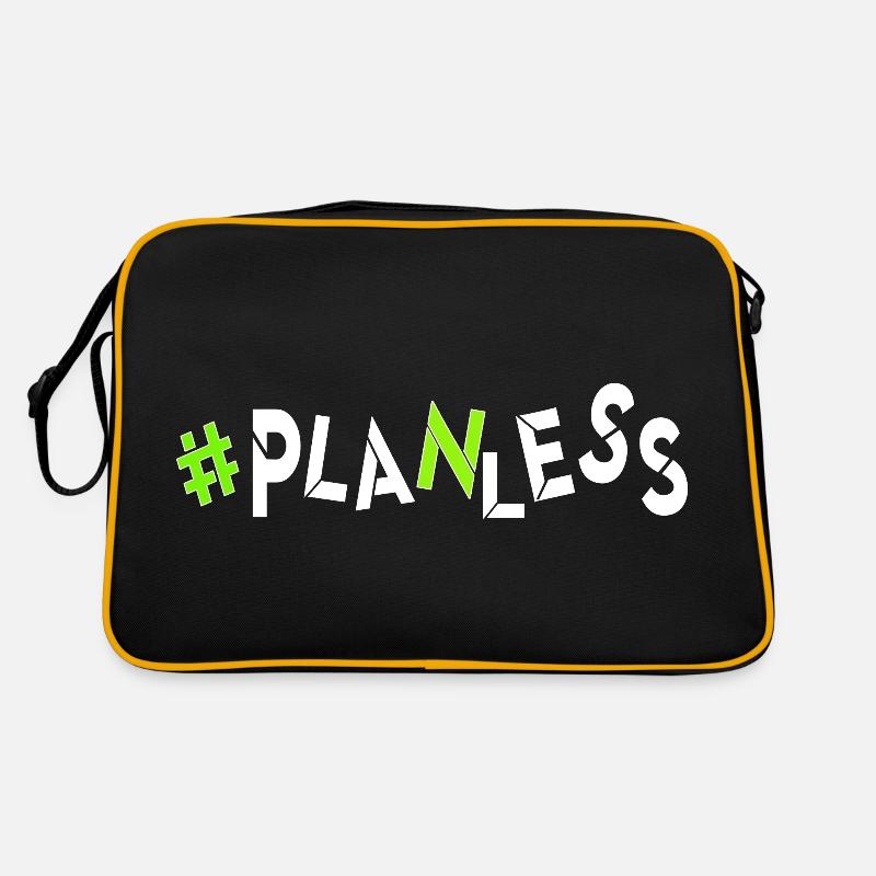 heute keine Idee kein Plan Ahnungslos planlos Retro Tasche