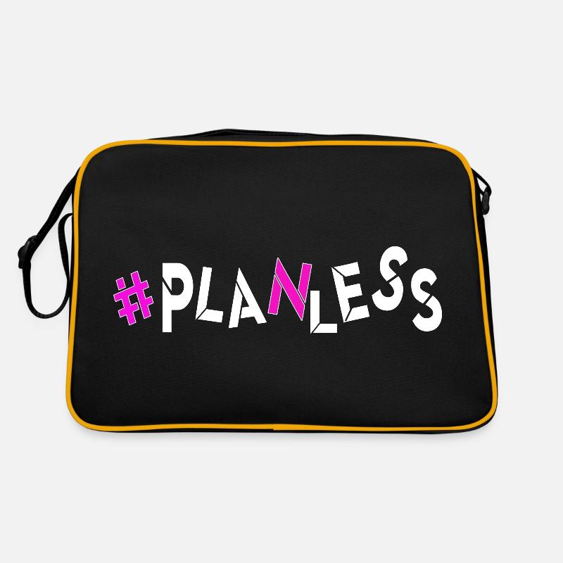 heute keine Idee kein Plan Ahnungslos planlos Retro Tasche