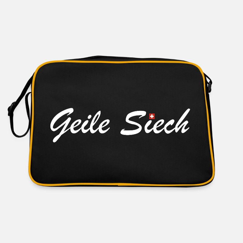 Geile Siech | Schweiz, Schweizerdeutsch Retro Tasche