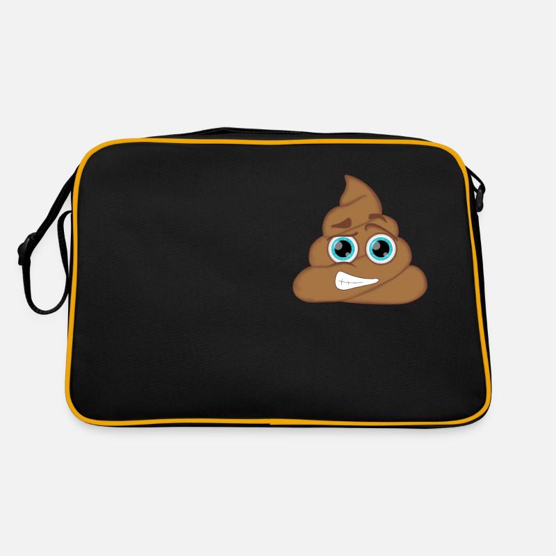 Emoji caca pile caca embarrassant Sac Retro