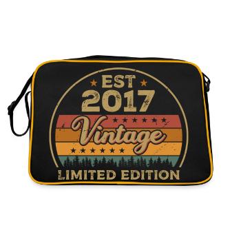 Legendary Since 2017 Birthday 2017 Vintage 2017 - Retro Bag - black/gold - Back
