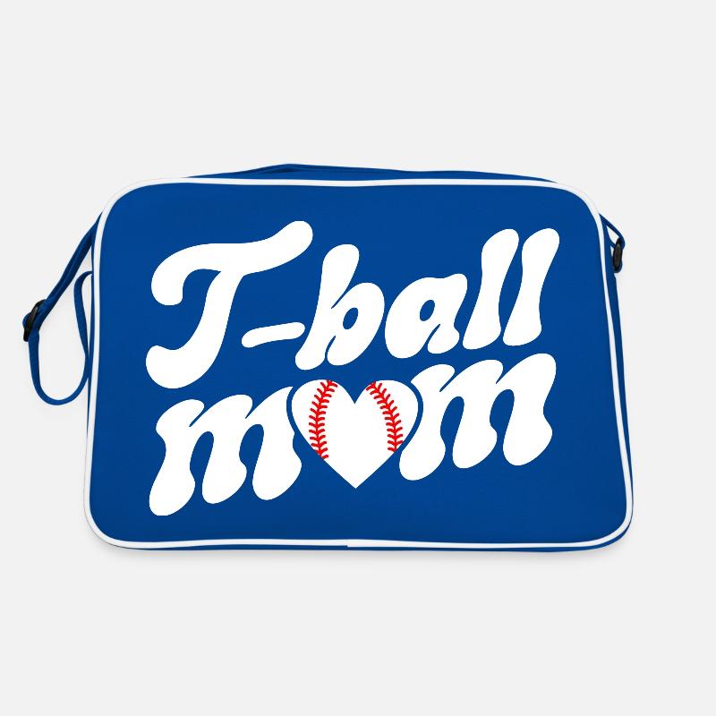 Retro Maman Joueuse De T-Ball Fan De Baseball Sac Retro