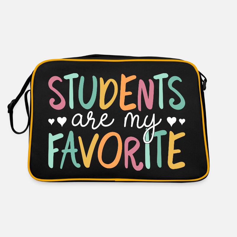 Mes Étudiants Sont Mes Préférés Humour Enseignant Sac Retro