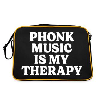 Beatmaker Thérapie Musique Phonk - Sac Retro - noir/or - Dos