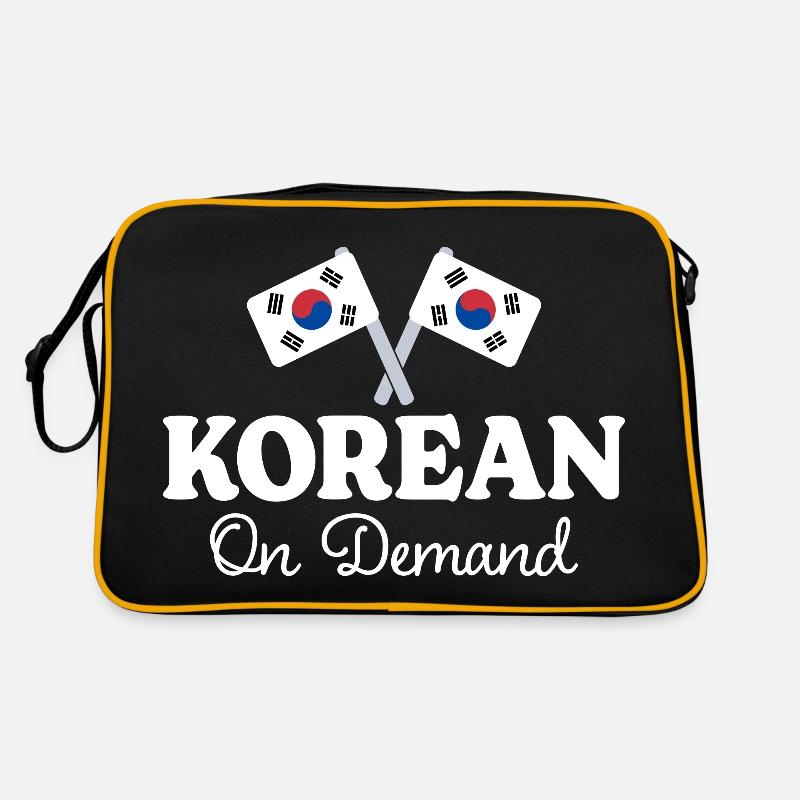 Coréen Sur Demande Interprète Coréen Sac Retro