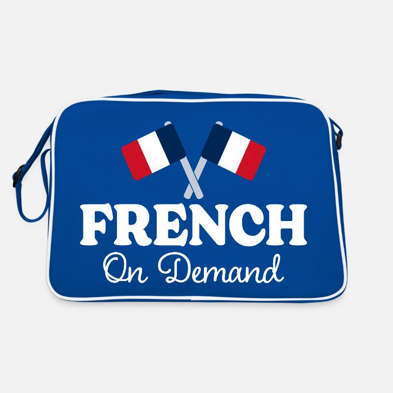 Français Sur Demande Interprète Français Sac Retro