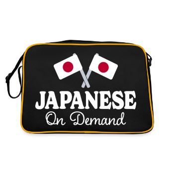 Traducteur Japonais Interprète Japonais - Sac Retro - noir/or - Dos