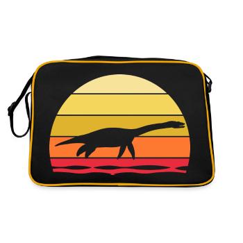 Archéologue Dino Plésiosaure Dinosaure - Sac Retro - noir/or - Dos