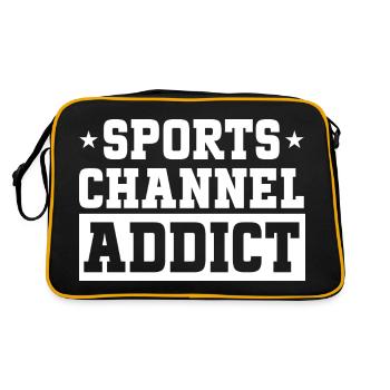 Fan Sport Adore Regarder Le Sport - Sac Retro - noir/or - Dos
