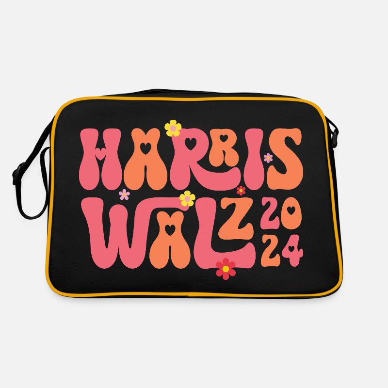 Kamala Harris Walzer Walzer 2024 Retro Retro Tasche