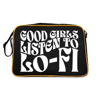 girls lofi B - Retro Bag - black/gold - Back