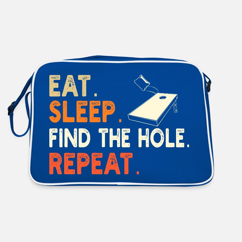 Humor Man Cornhole Player Retro Bag