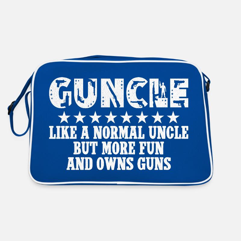 Humor Uncle Passionate Guns Retro Bag