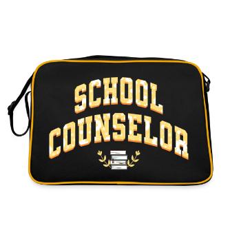 Conseil Scolaire Conseiller Scolaire - Sac Retro - noir/or - Dos
