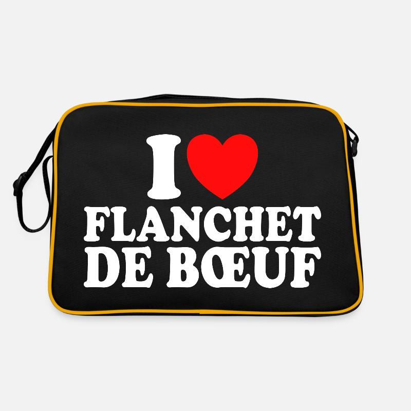 Boucher I Love Flanchet De Boeuf Sac Retro