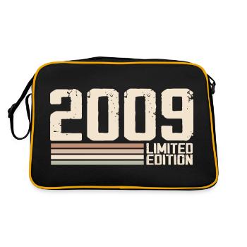 2009 Millésime 2009 Anniversaire 2009 Rétro 2009 - Sac Retro - noir/or - Dos