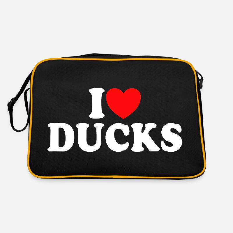 J'aime Les Canards - J'adore Les Canards Sac Retro