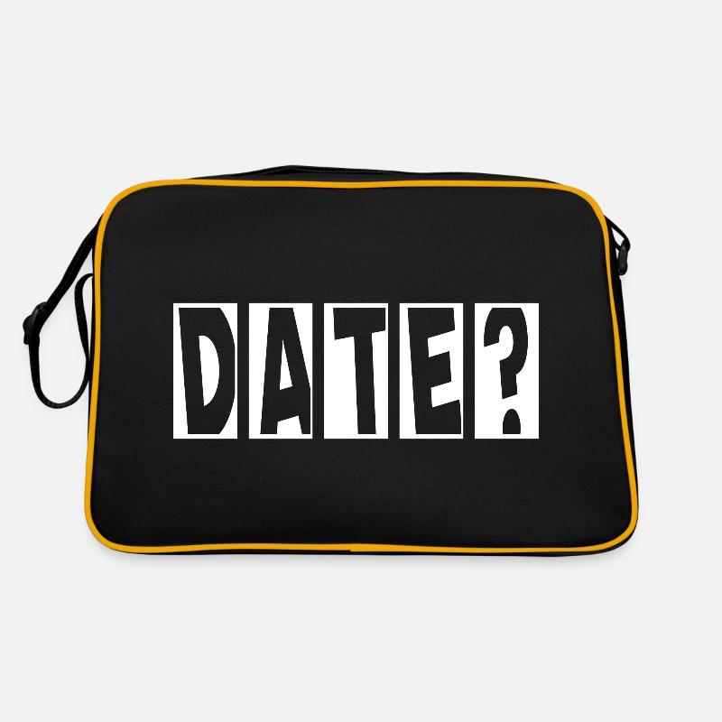 Date? Flirten Single Valentinstag Retro Tasche