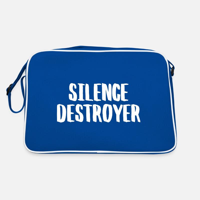 Silence Destroyer Zerstörer der Stille Retro Tasche