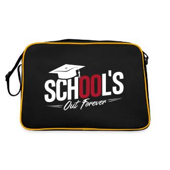 Schulabschluss Abschlussfeier School`s Out Forever - Retro Bag - black/gold - Back