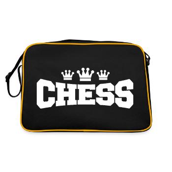 Chess Chess Dicton Citation - Sac Retro - noir/or - Dos