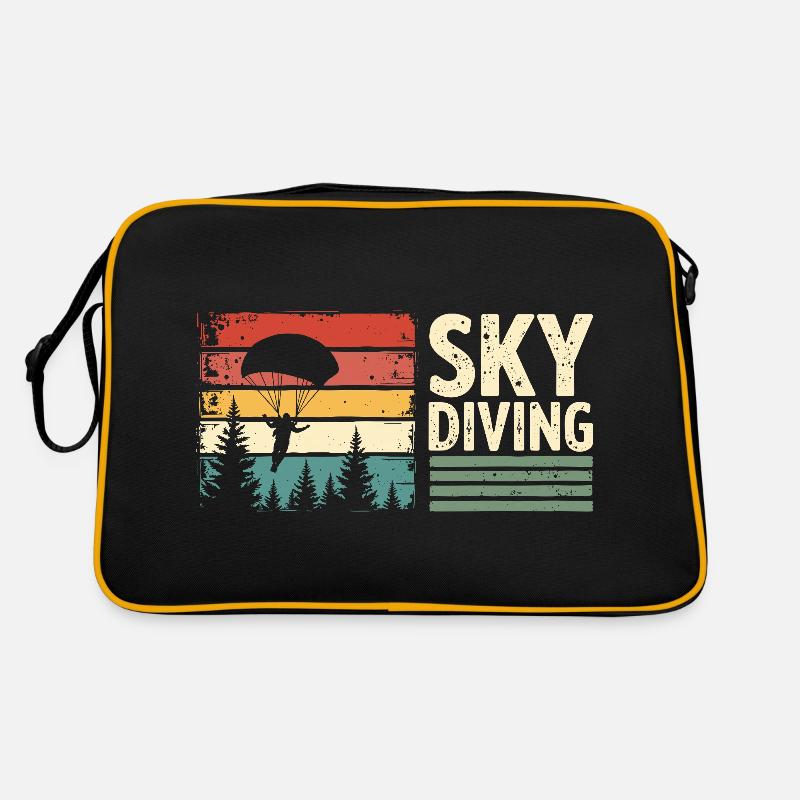 Parachutisme Vintage Rétro Sunset Sac Retro