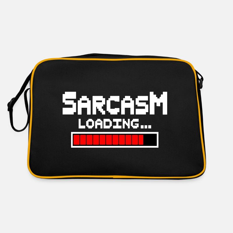 Sarcasm Loading Humor Retro Bag