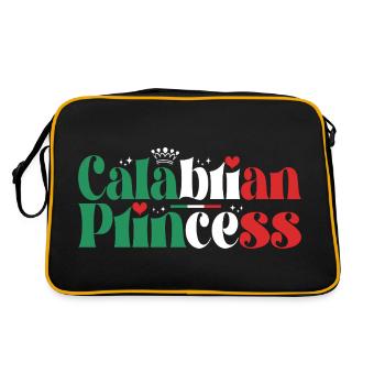 Princesse Calabraise Famille Italienne - Sac Retro - noir/or - Dos