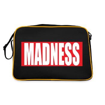 MADNESS - Retro Tasche - Schwarz/Gold - Hinten