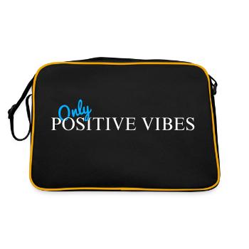 Uniquement des ondes positives - Sac Retro - noir/or - Dos