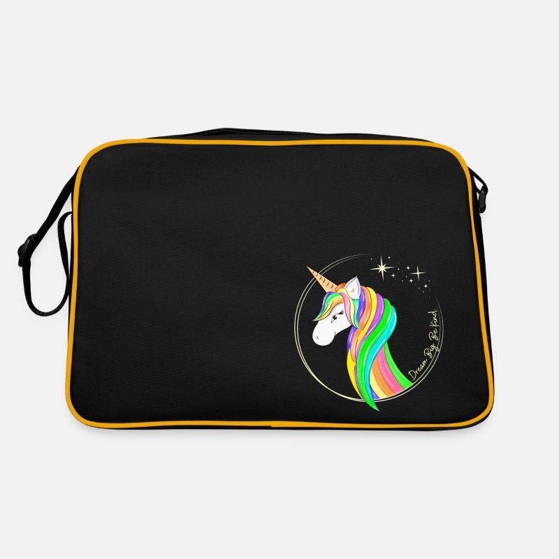 Dream Big. Be child. Unicorn Retro Bag
