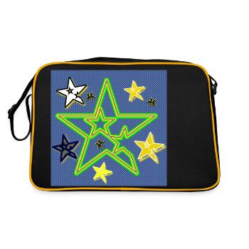 STARS - Boutique WoW - 2023 - Sac Retro - noir/or - Dos