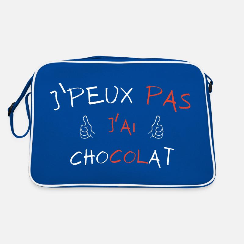 j'peux pas j'ai Chocolat Sac Retro