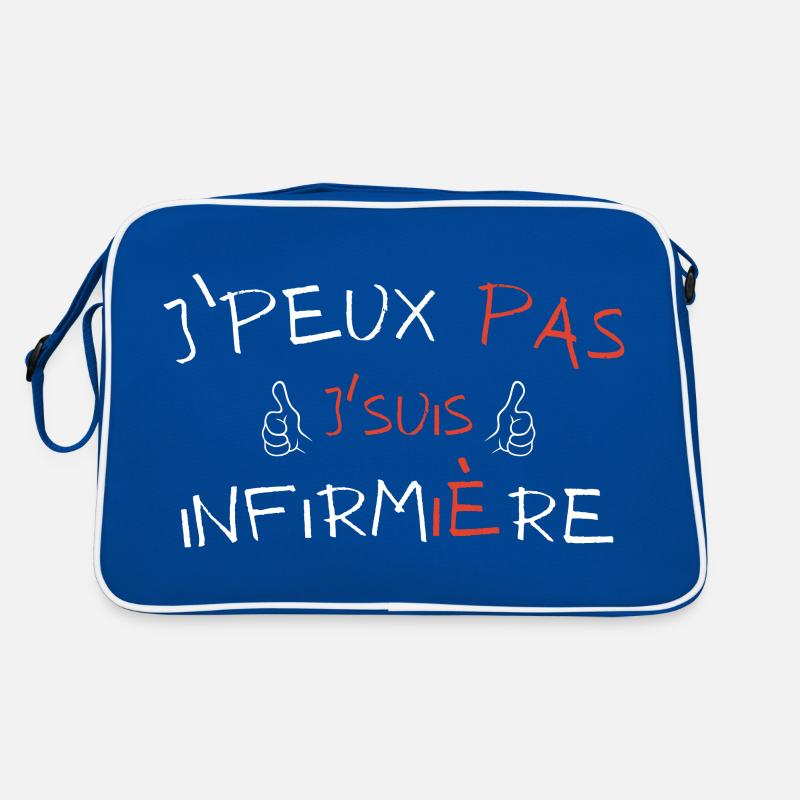 j'peux pas j'suis infirmière Sac Retro