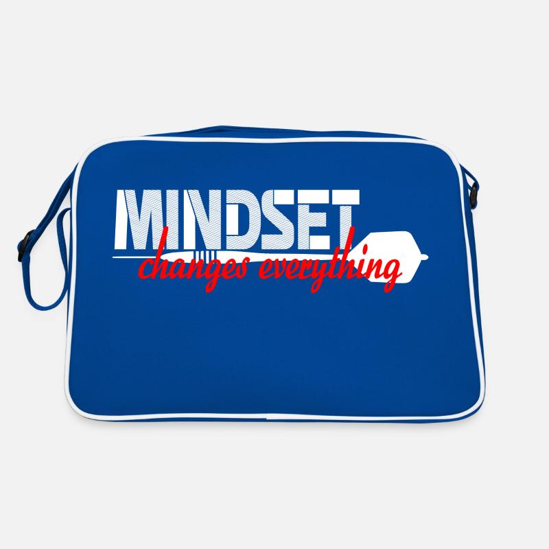 Mindset changes everything Retro Tasche