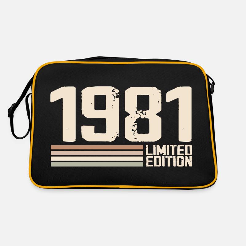 1981 Millésime 1981 Anniversaire 1981 Rétro 1981 Sac Retro