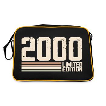 2000 Vintage 2000 Birthday 2000 Retro 2000 - Retro Bag - black/gold - Back