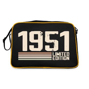 1951 Millésime 1951 Anniversaire 1951 Rétro 1951 - Sac Retro - noir/or - Dos