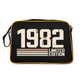 1982 Millésime 1982 Anniversaire 1982 Rétro 1982 - Sac Retro - noir/or - Dos