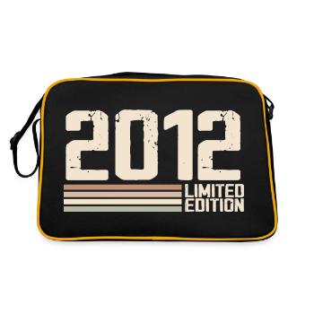 2012 Millésime 2012 Anniversaire 2012 Rétro 2012 - Sac Retro - noir/or - Dos