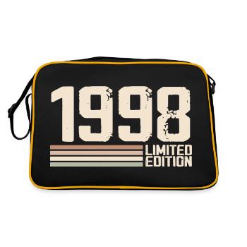 1998 Millésime 1998 Anniversaire 1998 Rétro 1998 - Sac Retro - noir/or - Dos