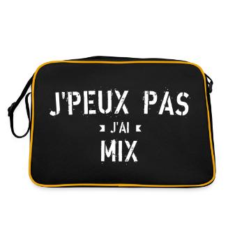 j'peux pas j'ai mix - Sac Retro - noir/or - Dos